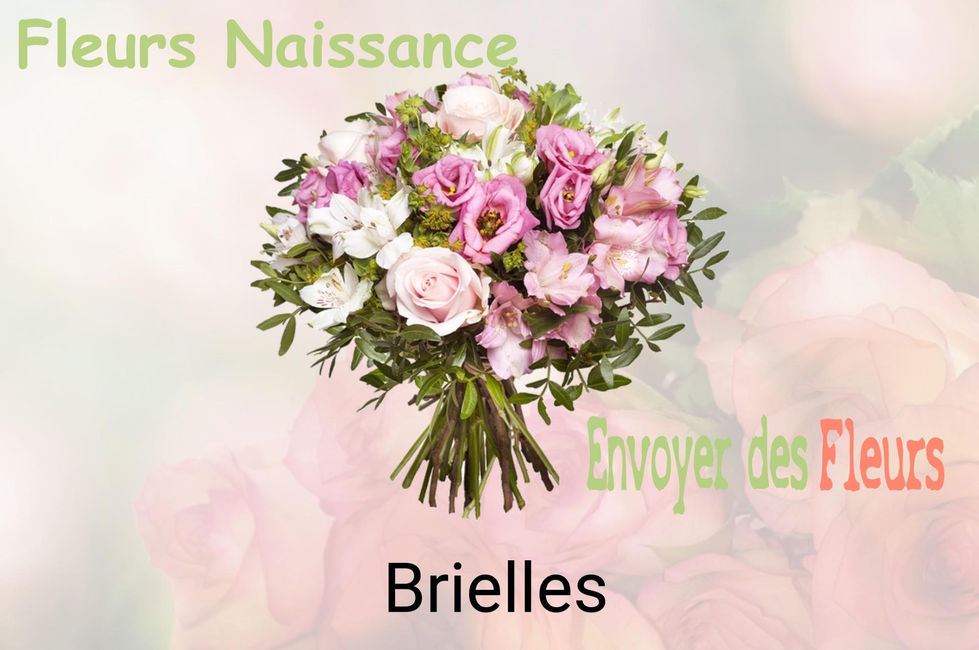 Bouquet de fleurs de naissance livré à Brielles